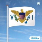 Vlag Amerikaanse Maagdeneilanden 120x180cm