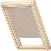 VELUX Origineel Verduisterend Rolgordijn (DKL), Zilveren Kozijn, P04, P34, 404, Natural