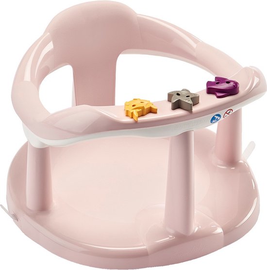 Aquababy badzitje badring - poeder roze (diameter 32 cm) van Thermobaby — afbeelding 4