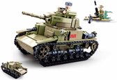 Sluban Army - Middel grote Italiaanse Tank 2in1