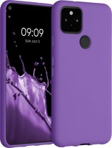 kwmobile telefoonhoesje voor Google Pixel 5 - Hoesje voor smartphone - Back cover in orchidee lila