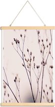 JUNIQE - Posterhanger Wild Flower Pastel 3A Beige -40x60 /Bruin &