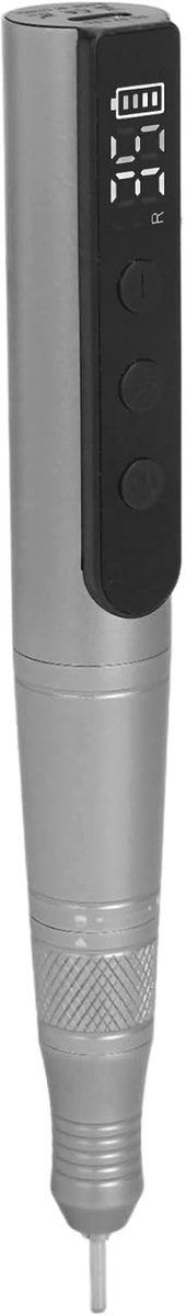 Elektrische Nagelslijper - Nagelvijl Machine - Professionele Manicure - 35000 Tpm Instelbaar - Oplaadbaar Type C - Grijs