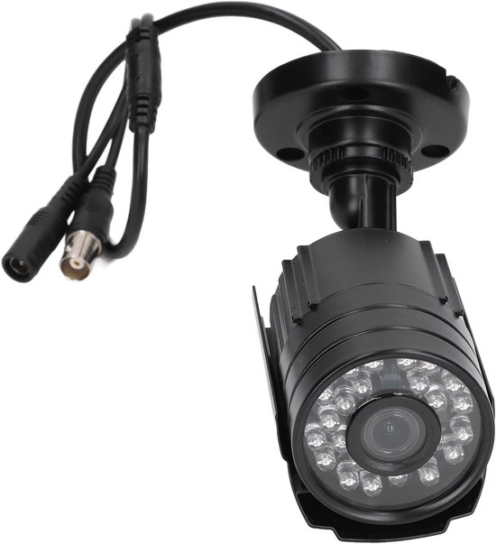 Dailygoody - Beveiligingscamera - Analoge camera - Infrarood Nachtzicht - Waterdicht - 1080 Pixels - Geschikt voor Binnen Buiten - Garage — afbeelding 4