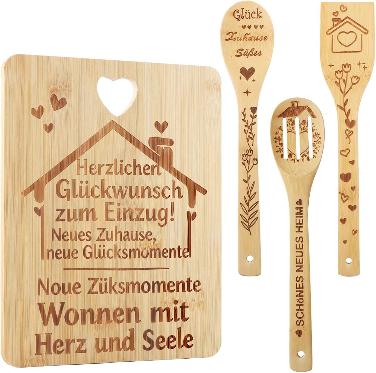 Bamboe snijplank - Keuken cadeau - Brood snijden - Lage wateropname - 28x22cm - Natuurlijk
