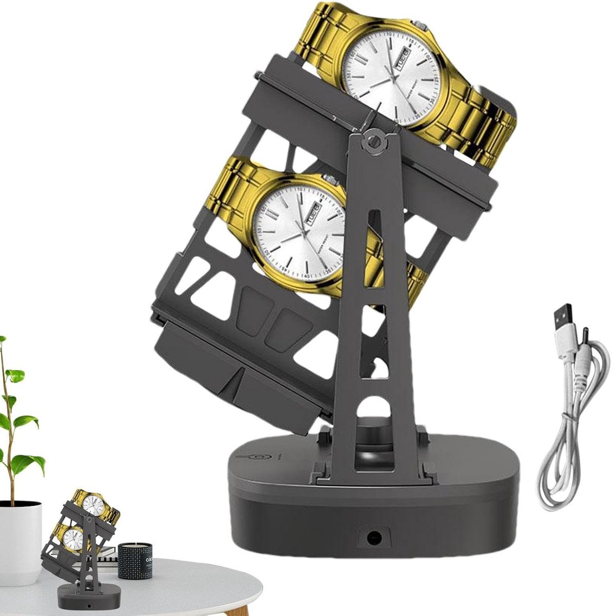Horloge Oplader - Automatische Winder - Horloges Opladen - Automatische Datum Reset - 70x12x75CM - Meerkleurig