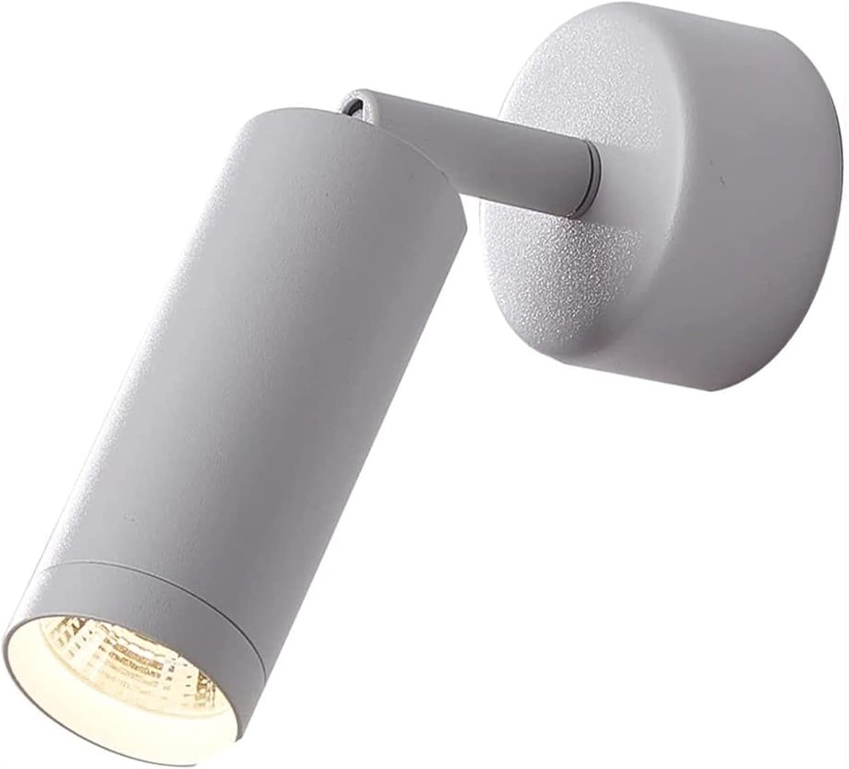 Led Wandlamp - Leeslicht Bed - Verstelbare Verlichting - Draaibare Schijnwerper - 7x4x18 cm - Wit