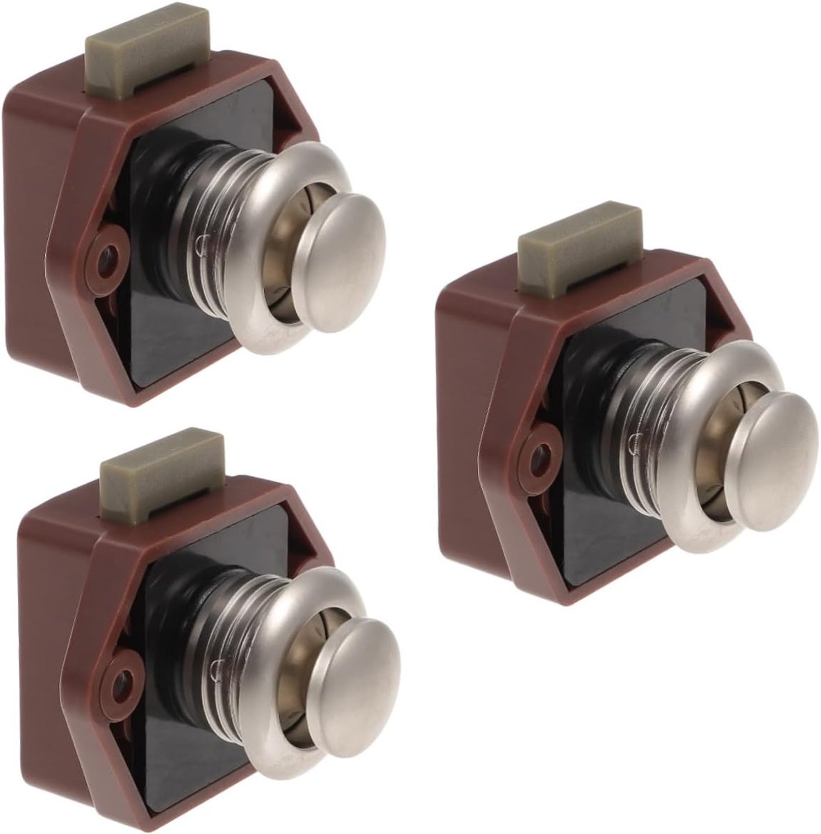 Drukknop Ladesloten - Magnetische Deurvanger - Kast Meubel - Sleutelloos Bediening - 4.8x4.1CM - Zoals Getoond