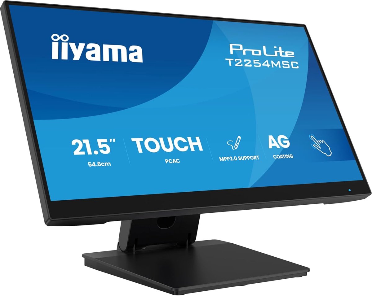 Touchscreen Monitor - Interactief Display - Zakelijk Gebruik - 10-punts Aanraaktechnologie - 215 Inch - Zwart