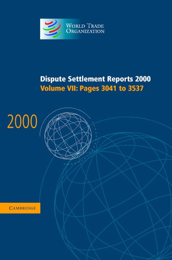 Dispute Settlement Reports 2000 - cover