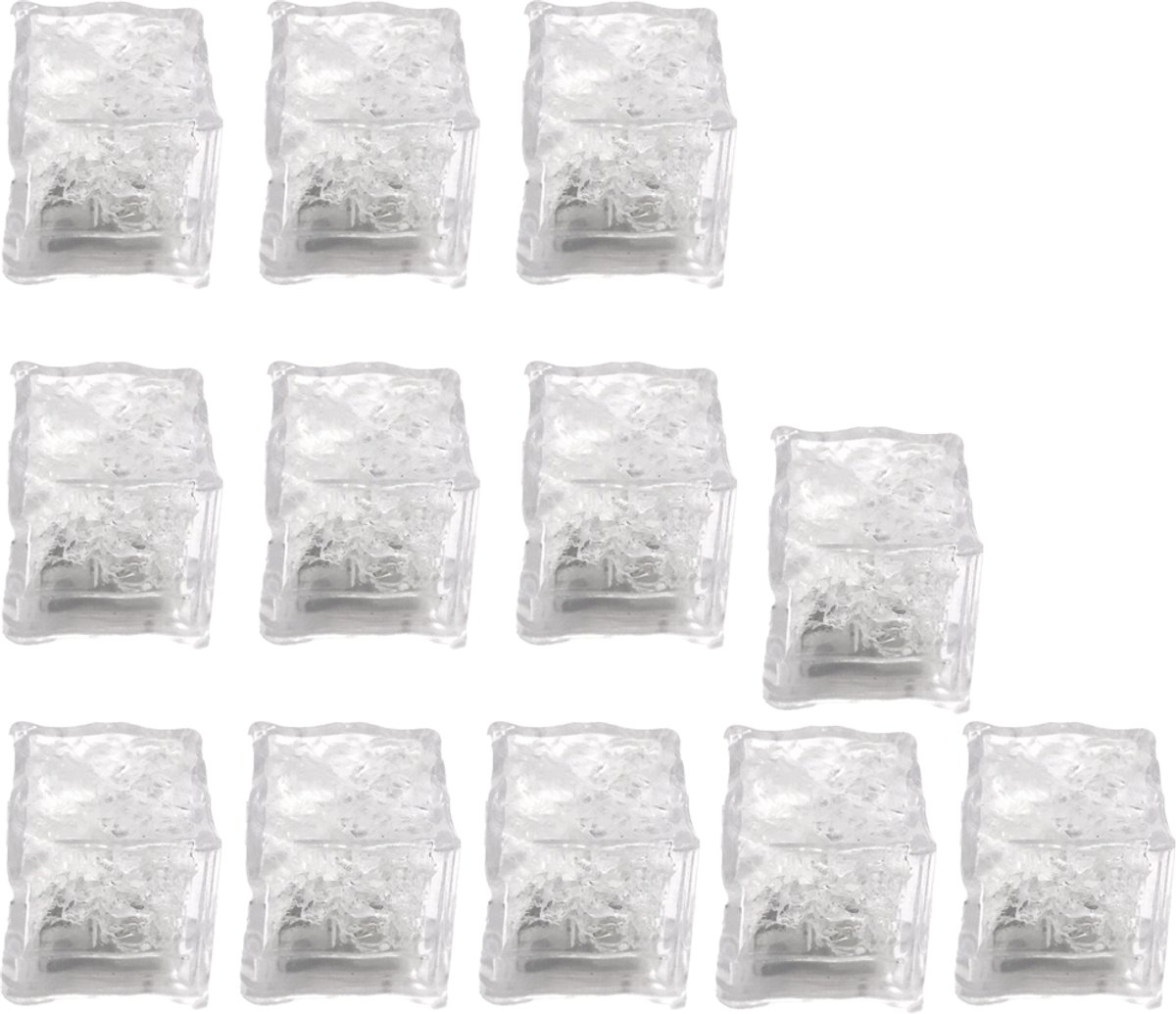 Oneay Verlichte LED-ijsblokjes (12 stuks) voor feestelijke cocktails