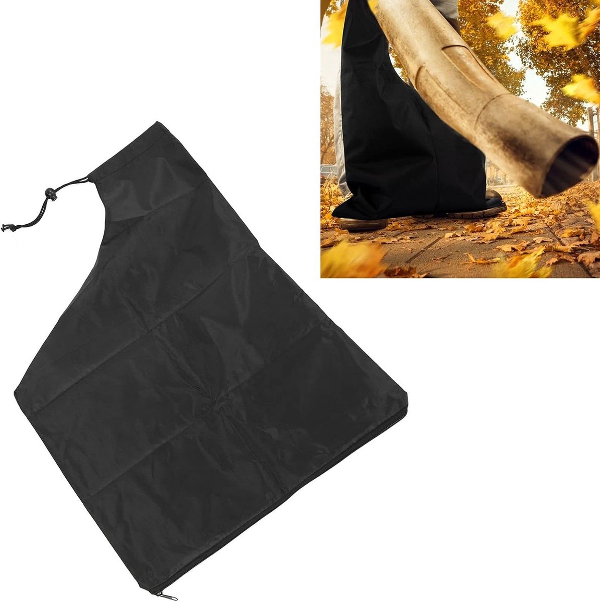 Bladblazer Opvangzak - Bladzuiger Zak - Tuinonderhoud Gemak - Grote Diameter Opening - 44x60cm