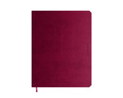 Notitieboek De Kempen - Amarone (Bordeaux rood) - 17 x 22 cm - Binnenzijde: lijnen