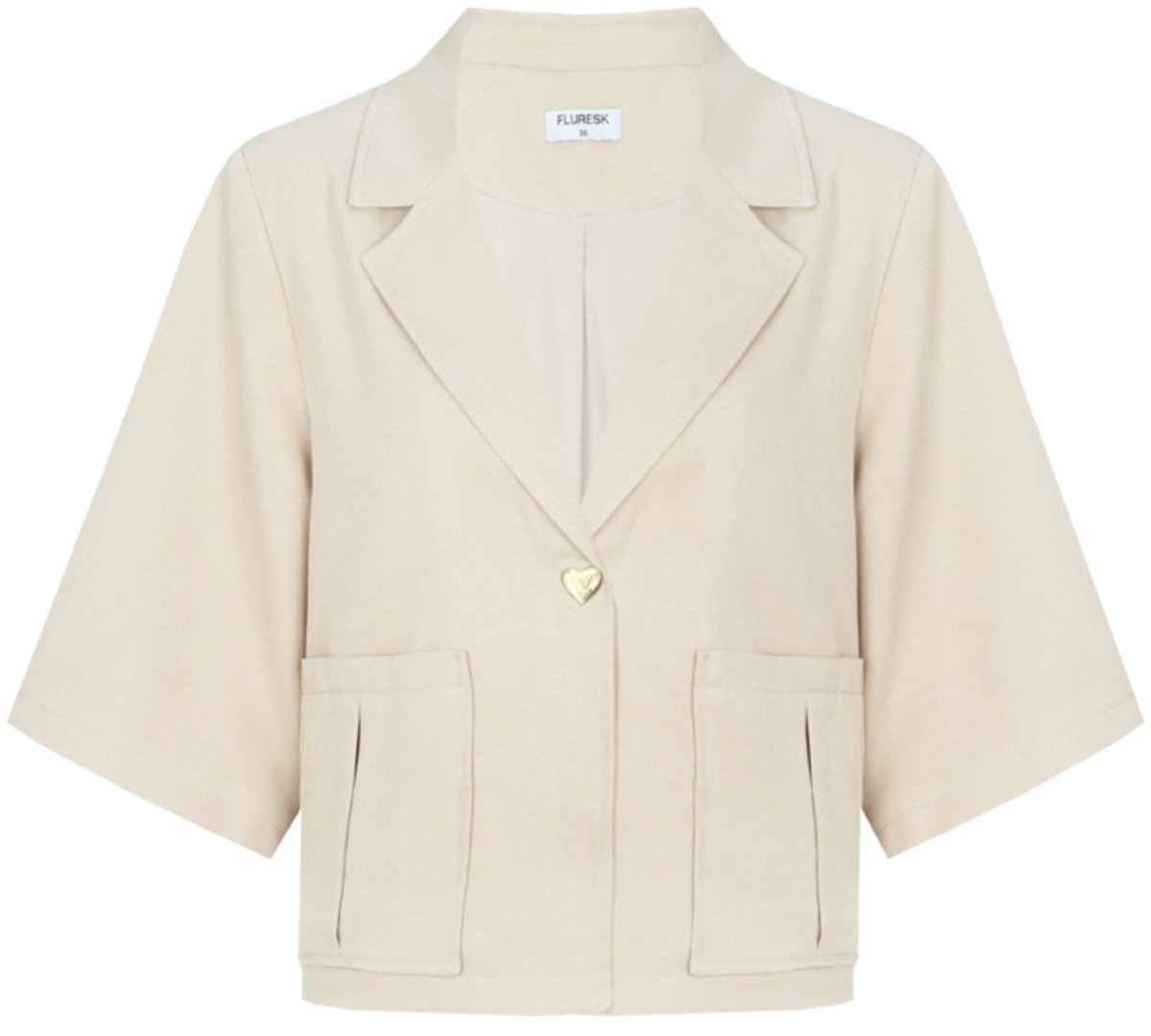 Fluresk Blazer Melisa Blazer 26zzf16 014 Sand Dames Maat - W38