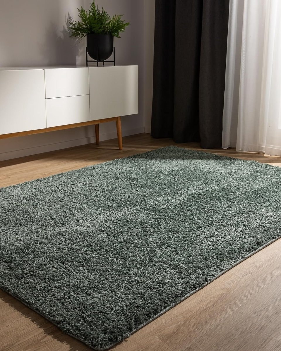 Hoogpolig Vloerkleed - Zacht Tapijt - Woonkamer Inrichting - Geschikt Voor Vloerverwarming