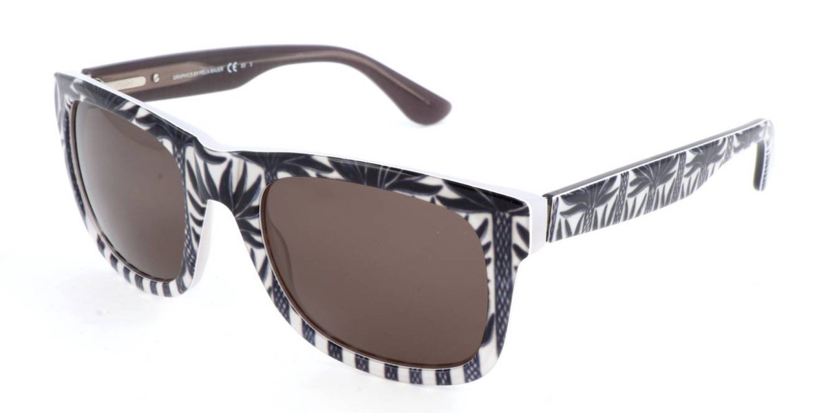 Oxydo OX 1065/FB/S/LE Black white palm 53/21/145 UNISEX Zonnebrillen