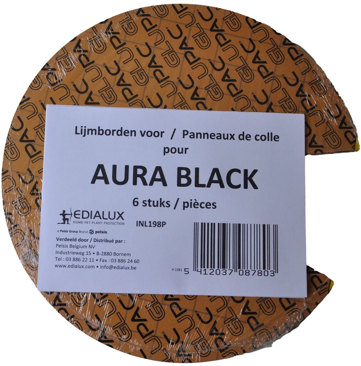 Edialux Aura Black Glupac Lijmborden (6 stuks)