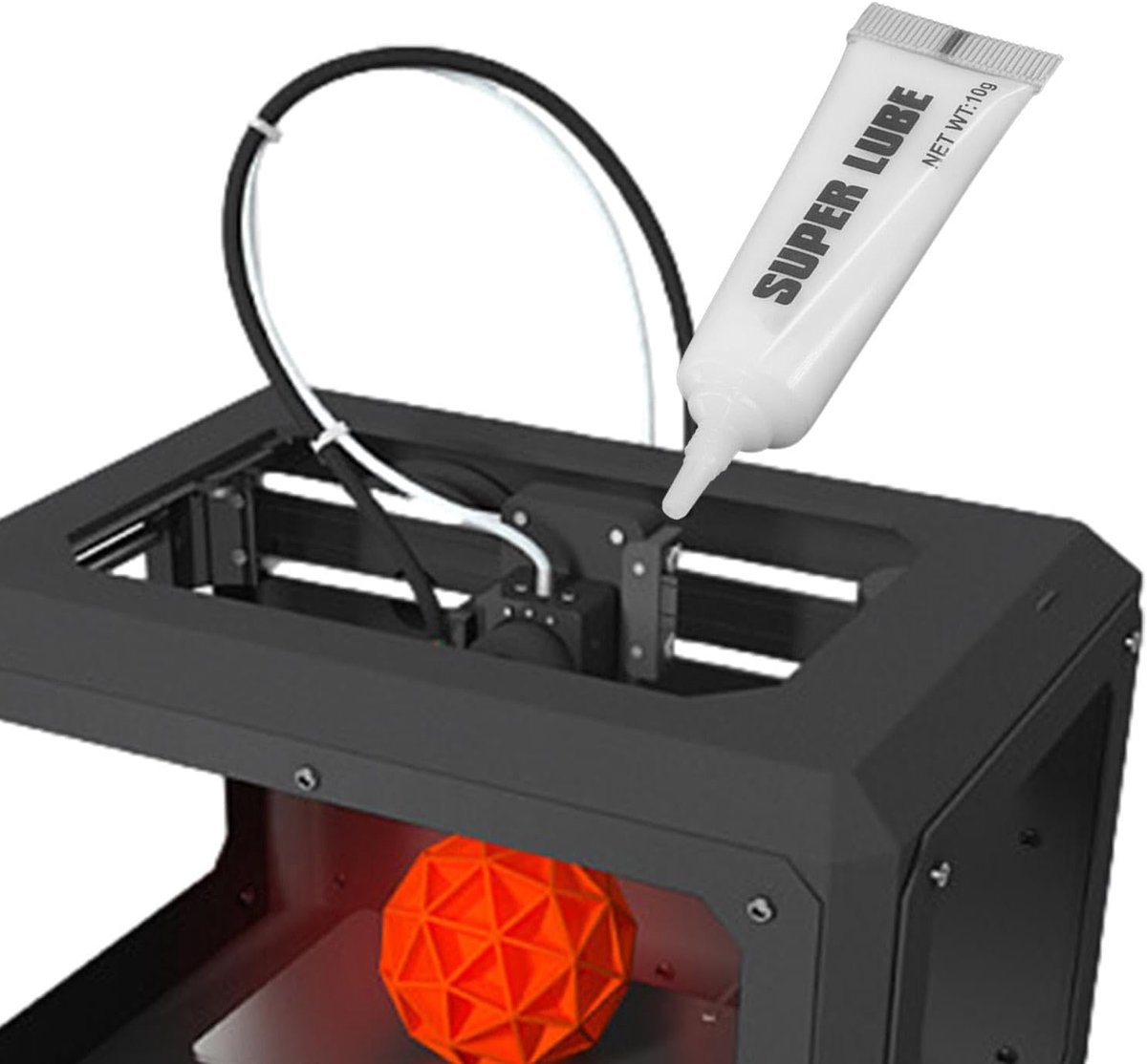 Printer Smeervet - Machine Olie - Onderhoud Apparatuur - Hoge Temperatuur Bestendig - 10 Gram