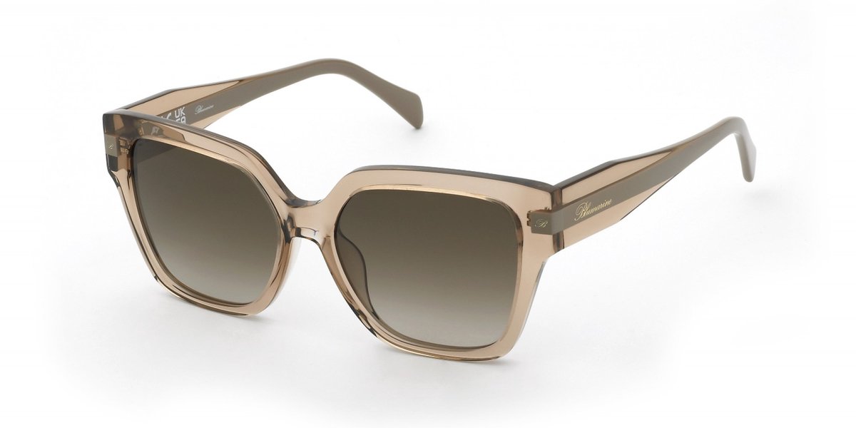 Blumarine SBM905 Marrone trasparente lucido 54/16/140 WOMAN Zonnebrillen
