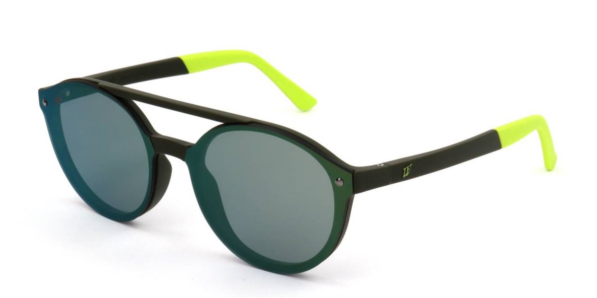 Web WE0184 Shiny dark green 61/12/140 UNISEX Zonnebrillen