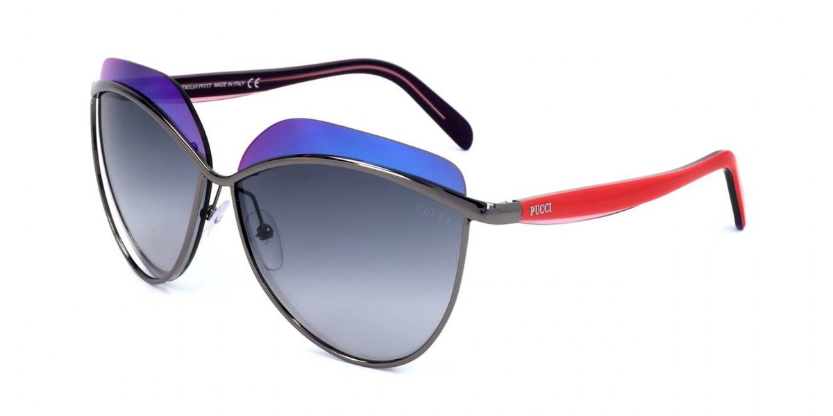 Pucci EP0052 Shiny gunmetal 60/13/135 WOMAN Zonnebrillen