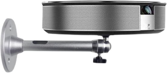Projector muurbeugel wit aluminium, zware stevige beugel voor home cinema en kantoor, eenvoudig te monteren