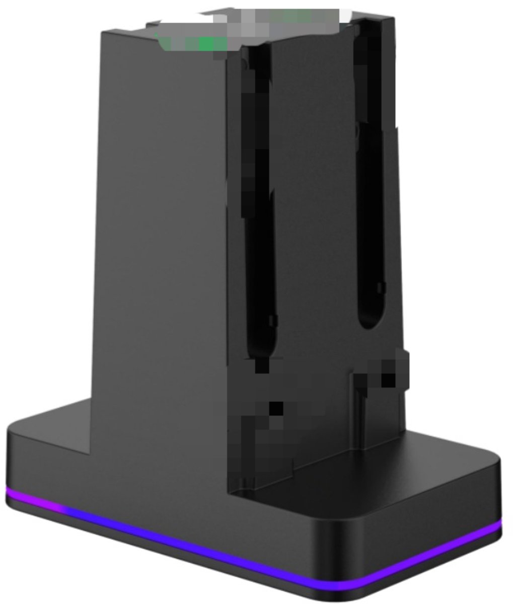 Geschikt voor Switch kleine controller oplaadstation, geschikt voor Joy-Con linker- en rechtercontroller, universele opladerstandaard, game-accessoires, oplader, oplaadstation, laadstation