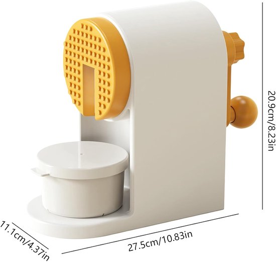 IJsschaafmachine Handmatig - Sneeuwkegel Maker - Verfrissende Drankjes Maken - Roestvrij Staal Cutter - 27.5 x 11.1 x 20.9 cm — afbeelding 4