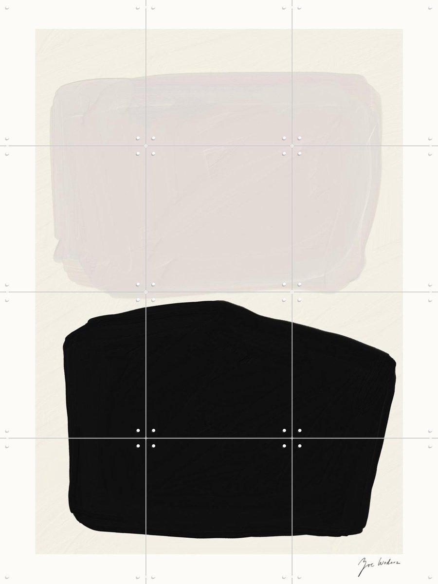 IXXI Abstract No 1, Zoe Wodarz - 60 x 80 cm - Gratis ophangtool - Grote wanddecoratie en posters - Minimalisme, Grafisch Ontwerp, Abstract