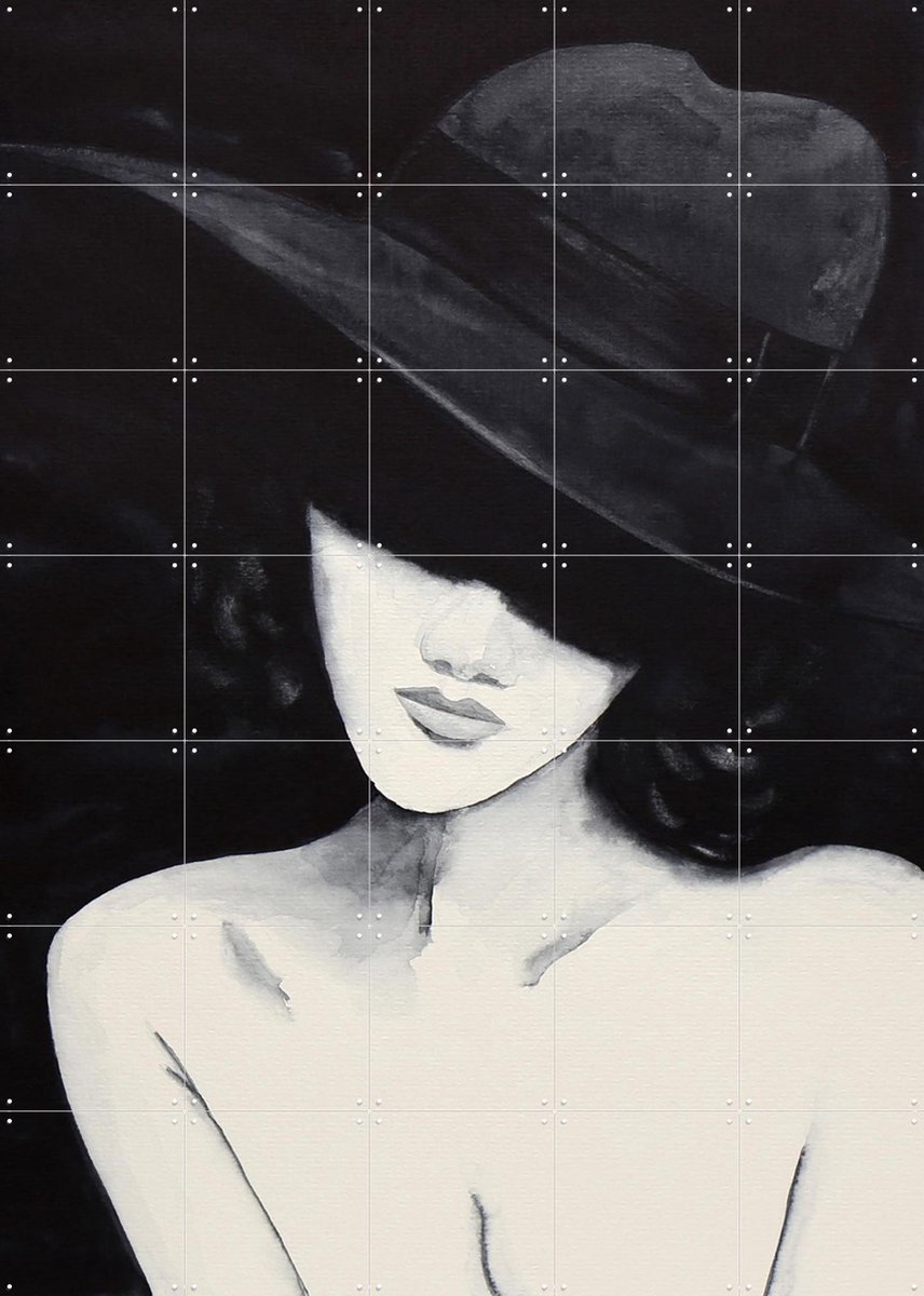 IXXI In the Shadow, Natalie Bruns - 100 x 140 cm - Gratis ophangtool - Grote wanddecoratie en posters - Minimalisme, Woonkamer, Slaapkamer