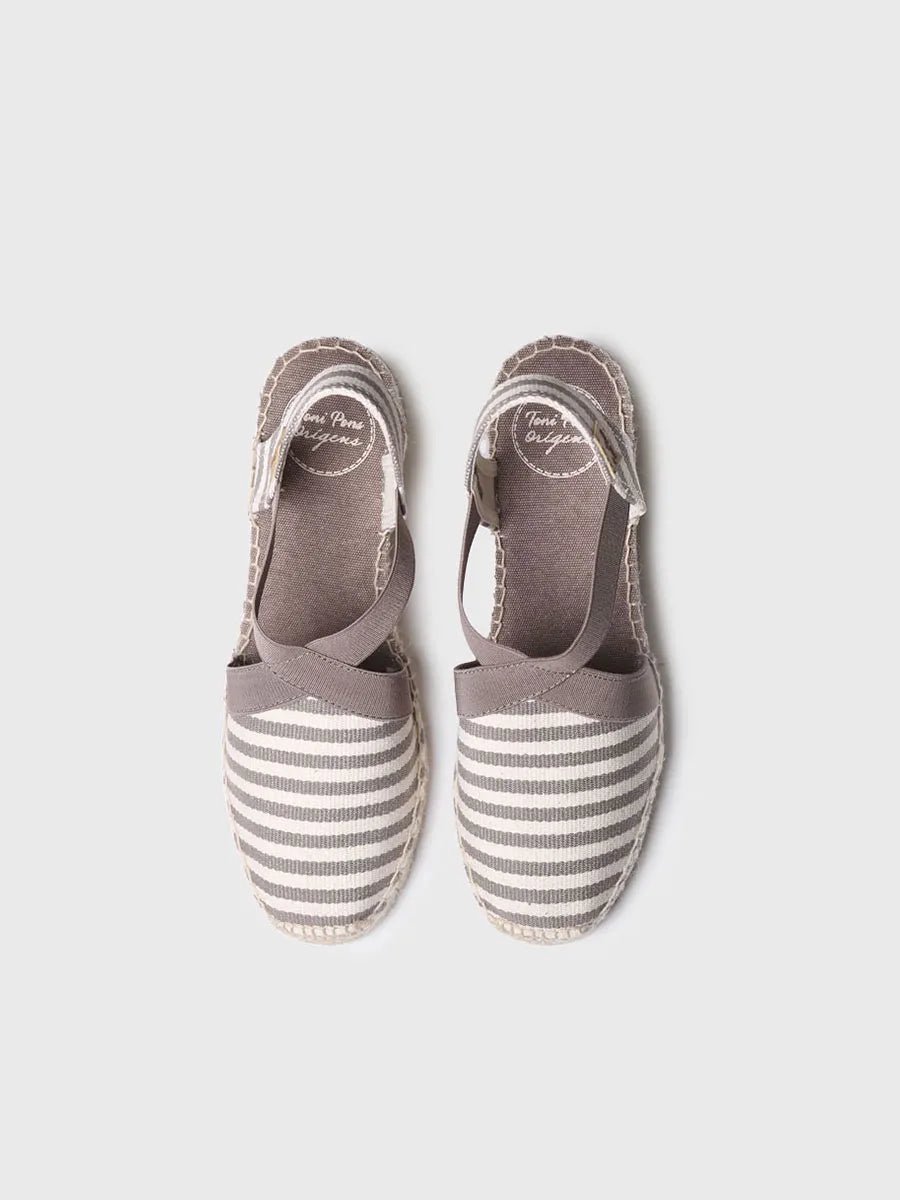 Espadrilles met sleehak in zeemansstijl | TERRA-DD