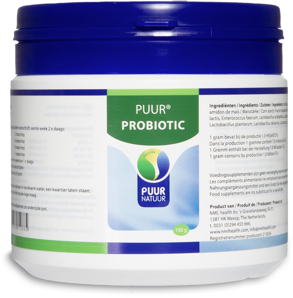 Puur Probiotic P/P 150 gram