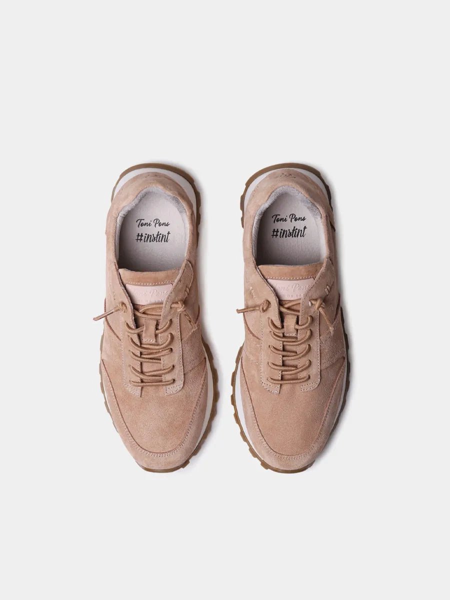 Suède vetersneakers voor dames | ANNA