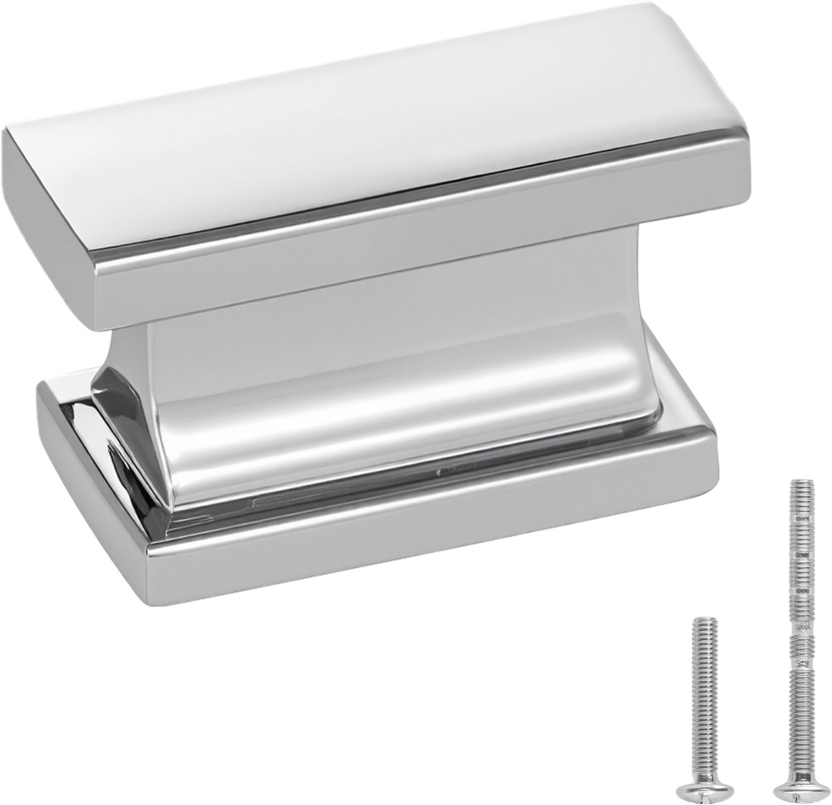 VEVOR Kastknoppen, 10 Stuks, 1,4 Inch Ladegrepen van Zinklegering, Rechthoekige Massieve K