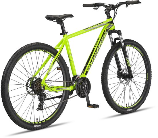 Umit Mirage - Hardtail Mountainbike 27.5 Inch - 50 cm - Unisex - 21V - Hydraulische schijfrem - Lime/Zwart — afbeelding 5