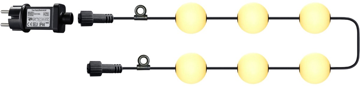 slinger met 6 ballen 5.5M BOLLY