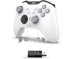 PXN P5 - Draadloze Game Controller - Trillingsfunctie - USB & Bluetooth - PC & Console - Wit