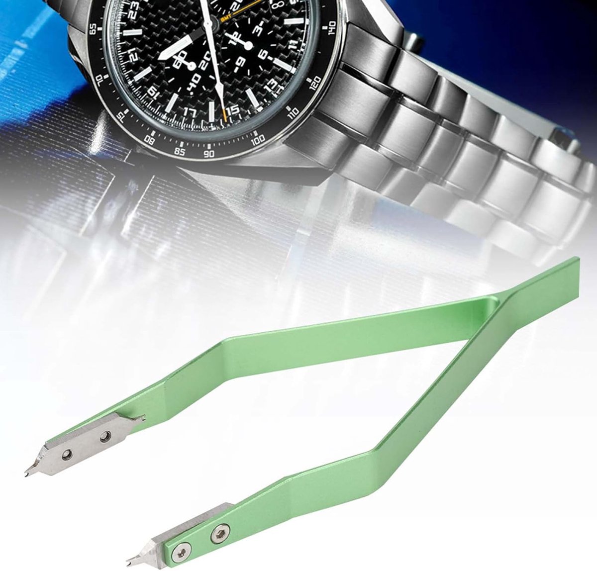 V-Shaped Tweezers - Watch Repair Tools - V-Shaped Watch Spring Bar Tweezers - Metal Accessory voor Horloge Reparatie