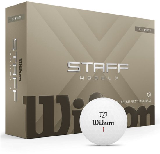 Wilson Staff Model X Golfballen 2026 - Wit - 12 Stuks van Merkloos — afbeelding 4