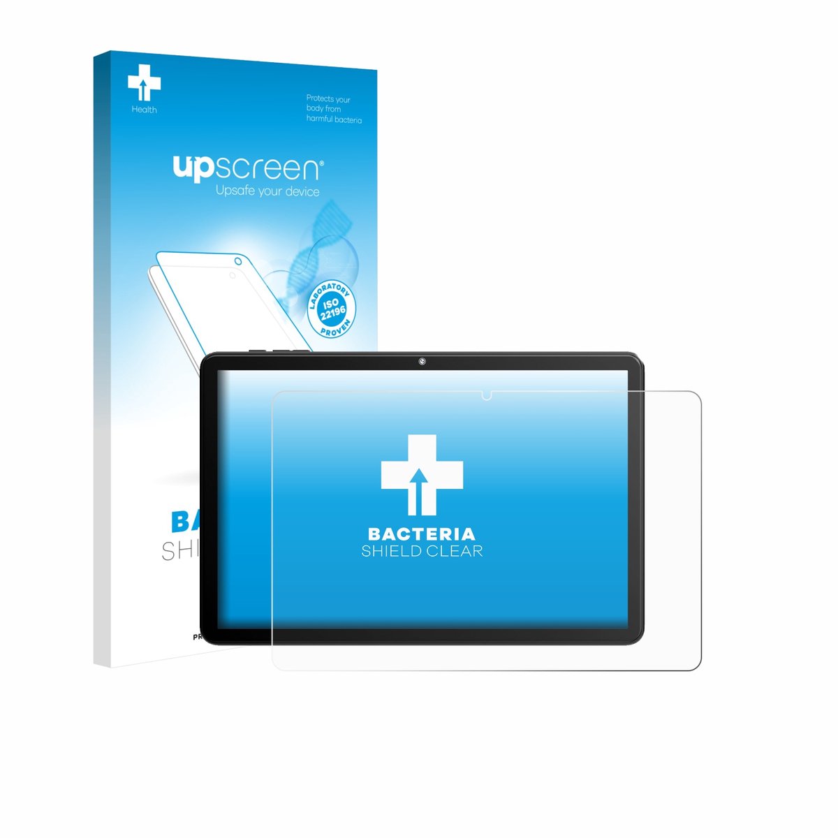 upscreen - Screenprotector voor Rebecco Z50 10.1" - Folie Beschermfolie transparant antibacterieel