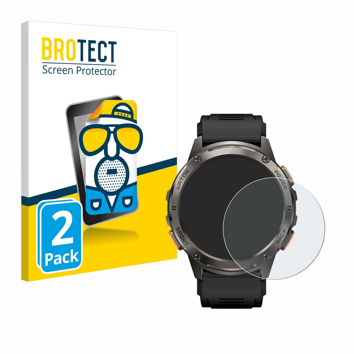BROTECT - Screenprotector voor Kospet Tank T3 - Folie Beschermfolie matte 2 Stuks
