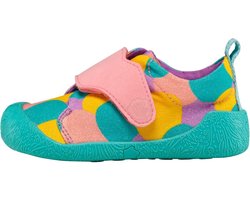 Flexibele Katoenen Loopschoenen voor Peuters met Antislipzool en Klittenband - Maten 19 t/m 25