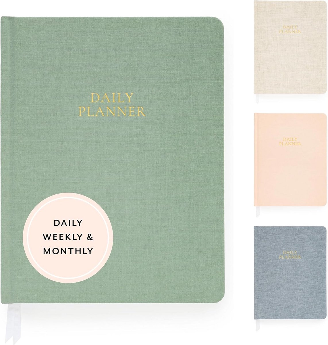 Ongeplande Dagplanner met Stevige Kaft voor Weekplanning en Notities