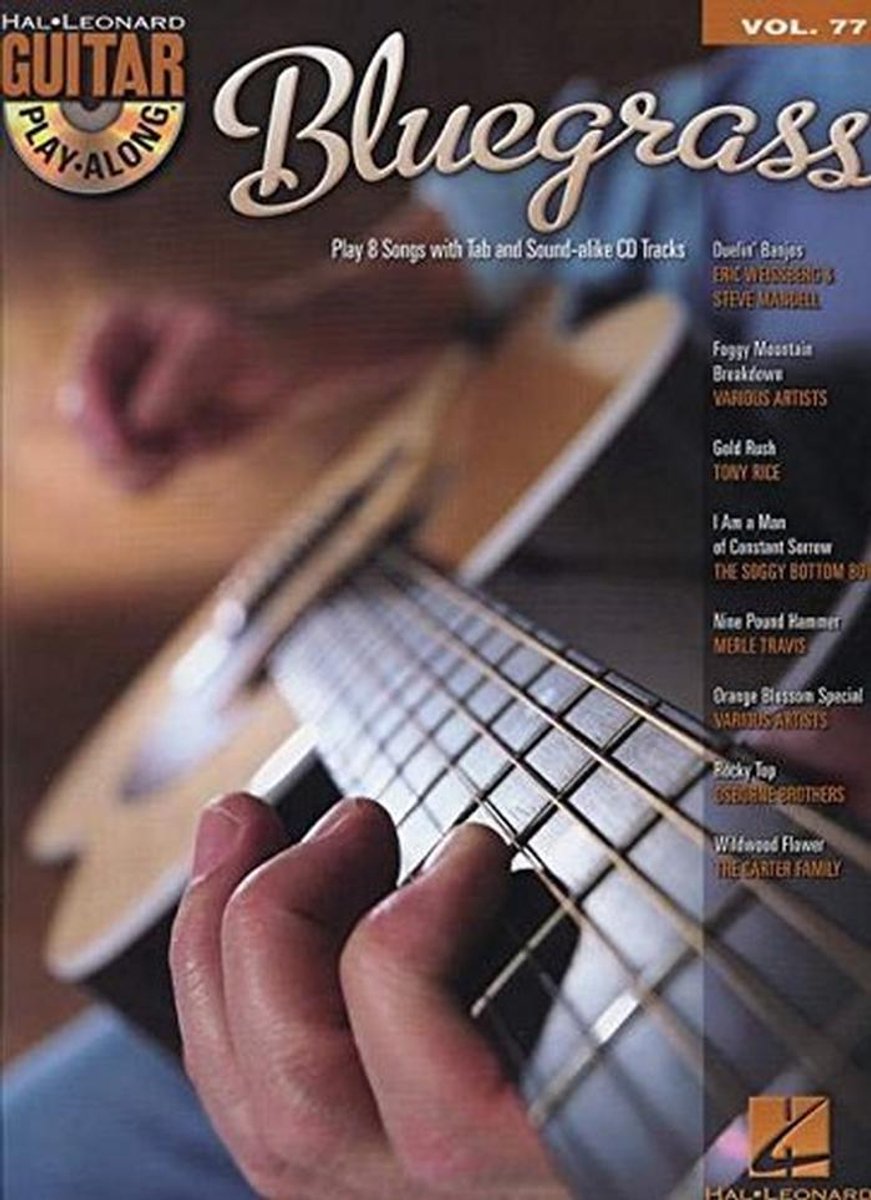 Bluegrass Gitaar Speelboek met CD voor Beginners en Gevorderden