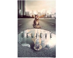 Poster Believe - 91,5 x 61 - Papier - REINDERS