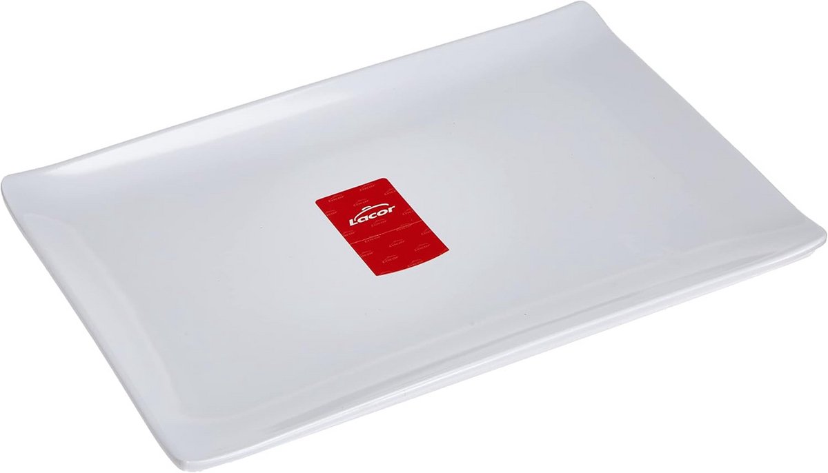 Rectangulaire Melamine Serveerschaal of Bord - Hittebestendig en Vaatwasmachinebestendig
