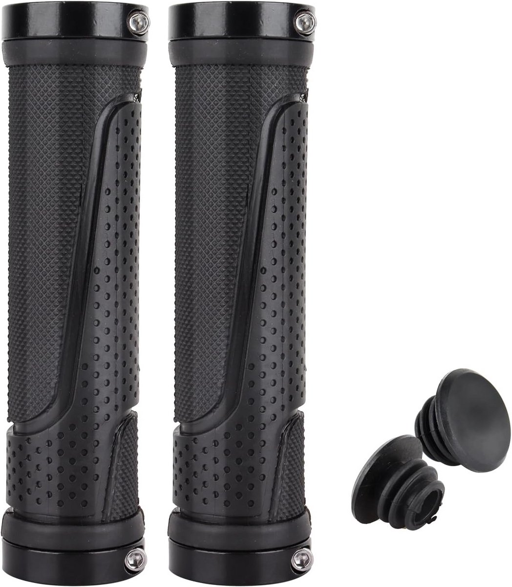 Ergonomische Fiets Stuurgrepen Rubber - Anti-slip Handvatten voor MTB, Racefiets en Stadsfiets
