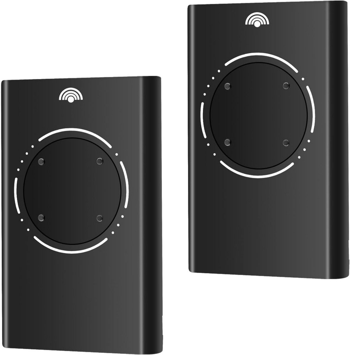 2-Pack 4-Kanaals Universele Poortzender 868 MHz voor Garage- en Deurautomatisering
