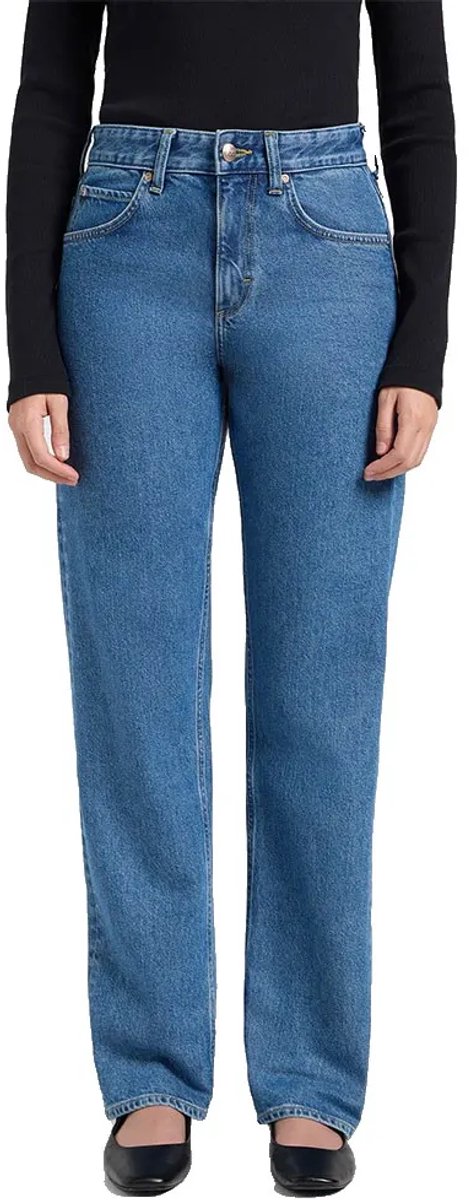 Lee Rider Classic Relaxed Fit Spijkerbroek 28 31 Vrouw Blauw
