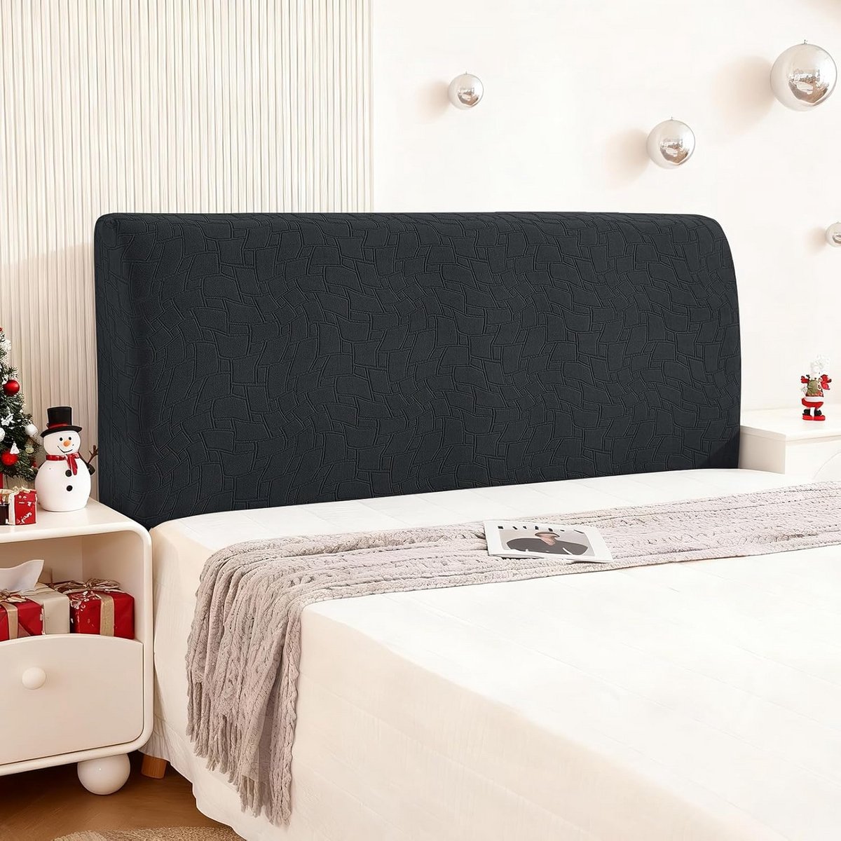Hoofdeinde Bed Overtrek Elastisch Stofbescherming Afwasbaar